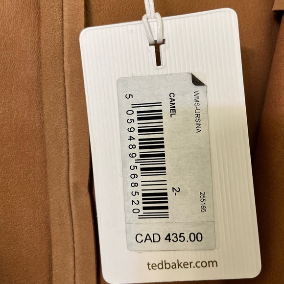 Ted Baker “Ursina” Suede Wrap Skirt Sz 4-6 - Picture 7 of 9